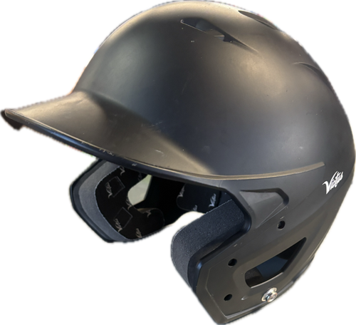 Vist Large View of Product Image Which is Used Victus BLACK Batting Helmet No Mask Black One Size