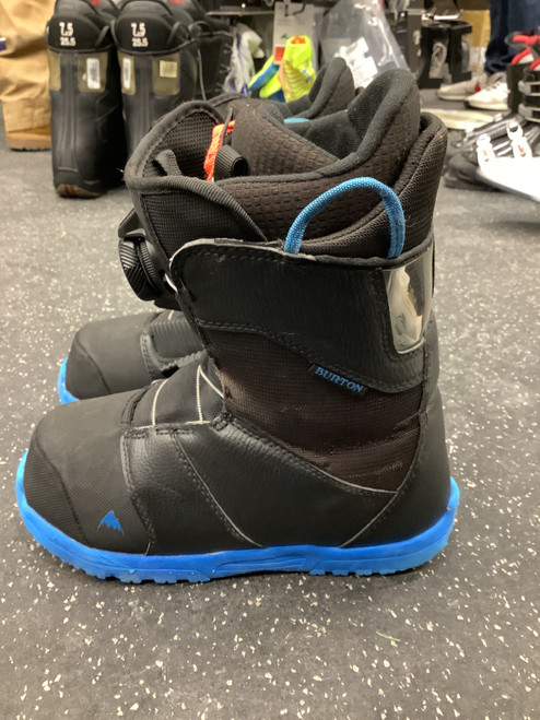 Vist Large View of Product Image Which is Used Burton PROGRESSION Boys Snowboard Boots Royal Blue Junior 06