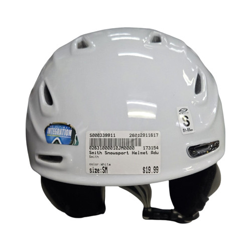 Vist Large View of Product Image Which is Used Smith Snowsport Helmet Adult White SM
