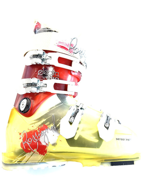Vist Large View of Product Image Which is Used Rossignol ELECTRA S1 110 FLEX Womens DH Ski Boot Red 235 MP - J05.5 - W06.5