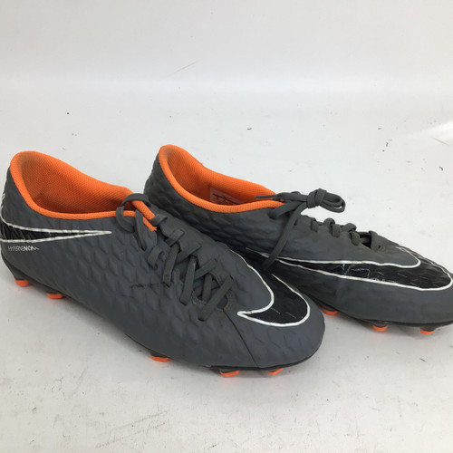 Vist Large View of Product Image Which is Used Nike HYPERVENOM PHANTOM 3 SR 10 SOCCER CLEATS Soccer Cleats Grey Senior 10