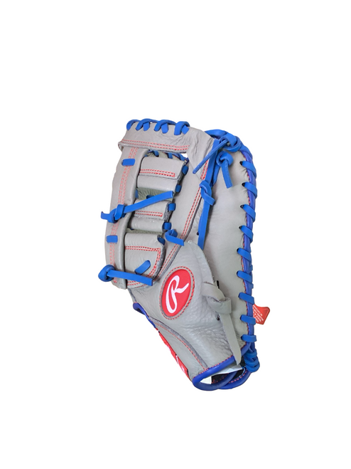 Vist Large View of Product Image Which is New Rawlings SELECT PRO LITE FREEMAN BB/SB First Base RH Throw Grey 11 1/2"