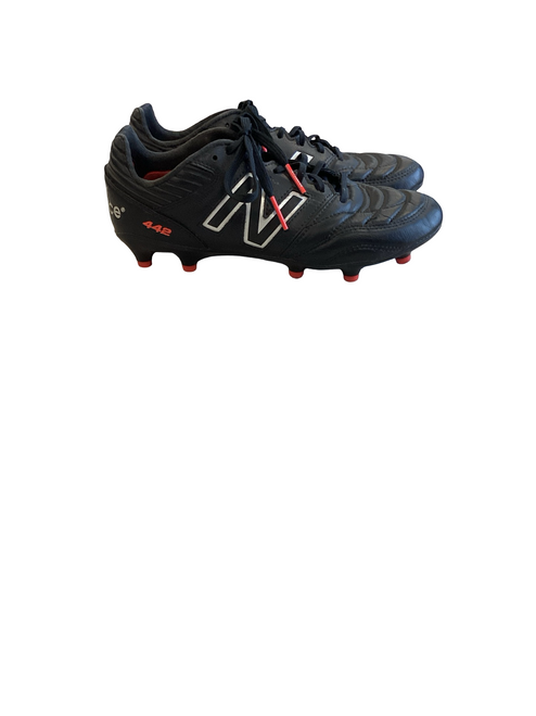 Vist Large View of Product Image Which is Used New Balance Soccer Cleats Black Senior 6.5