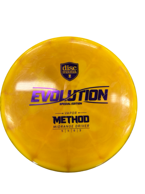 Vist Large View of Product Image Which is Used Discmania METHOD Disc Golf Mid Range Yellow