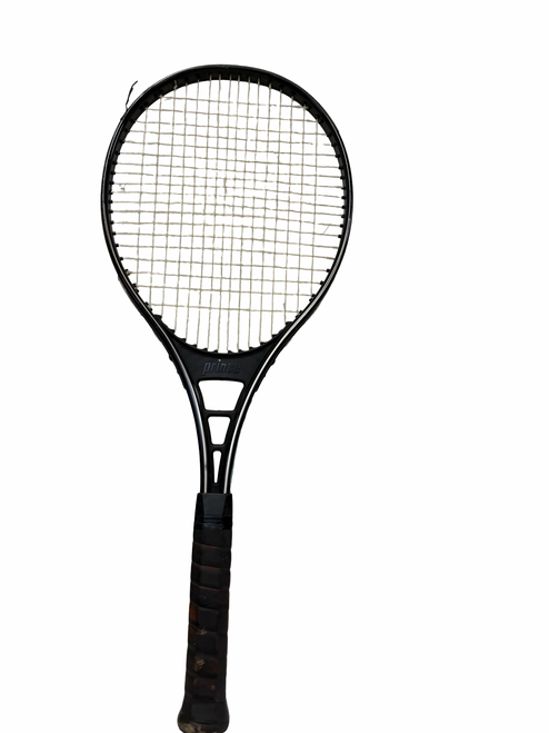 Vist Large View of Product Image Which is Used Prince PRO SERIES 110 Adult Tennis Racquet Black 4 5/8"