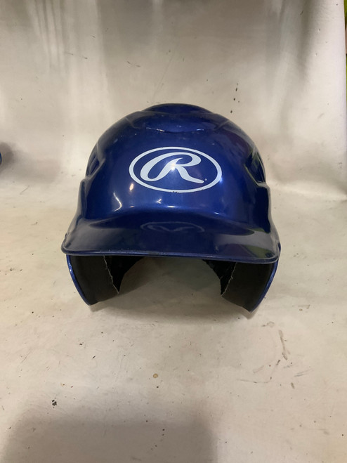 Vist Large View of Product Image Which is Used Rawlings BATTING HELMET 6 1/2- 7 1/2 Batting Helmet No Mask Royal Blue MD