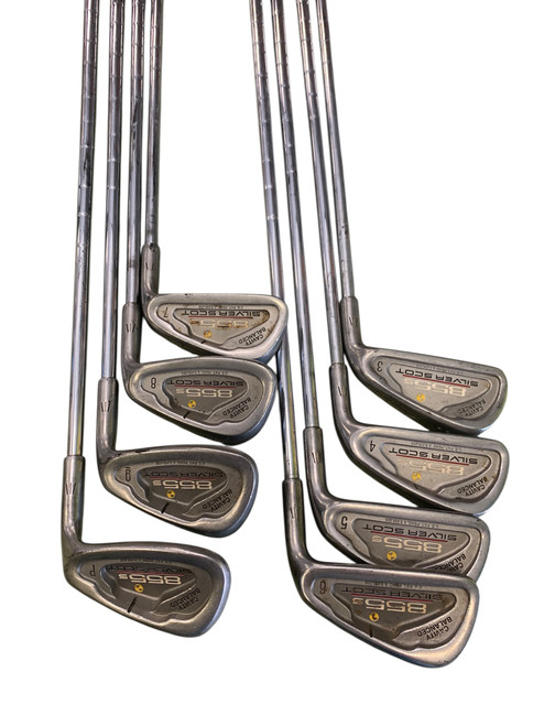 Vist Large View of Product Image Which is Used Tommy Armour 855S Mens Iron Set RH 3I-PW (Needs new Grips)