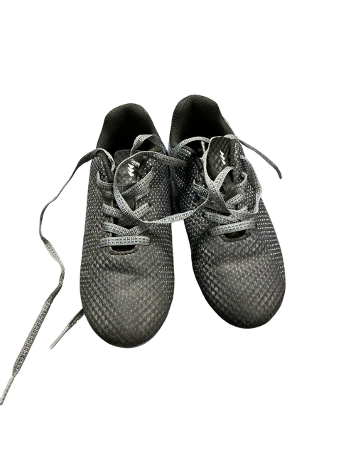 Vist Large View of Product Image Which is Used Soccer Cleats Black And Grey Youth 11.0