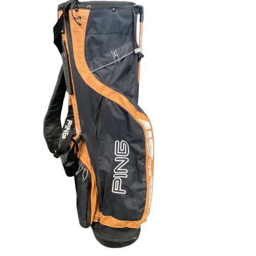 Vist Large View of Product Image Which is Ping MIT-E-LITE Mens Stand Bag Orange