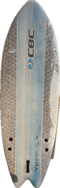 Vist Large View of Product Image Which is Used California Board Co SUSHI GREY Surfboard Grey 5Ft 8In