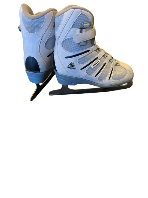 Vist Large View of Product Image Which is Used Jackson SOFTEC WomensFigure Skate White Senior 7