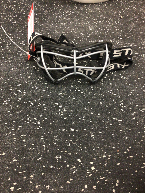 Vist Large View of Product Image Which is Used STX ZSEE S Lacrosse Facial Protect Black Junior