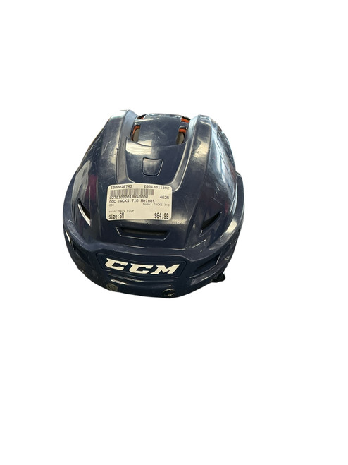 Vist Large View of Product Image Which is Used CCC TACKS 710 Hockey Helmet Only Navy Blue SM