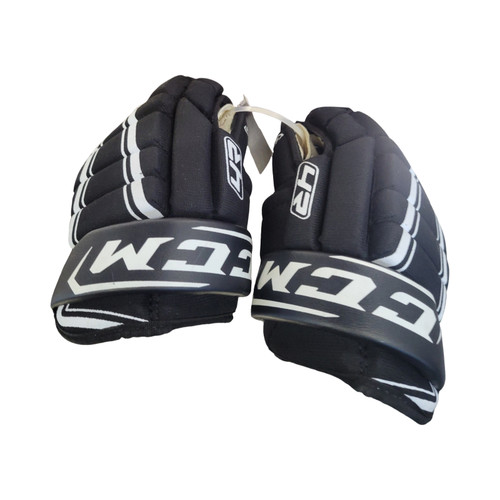 Vist Large View of Product Image Which is Used CCM 4R GLOVES Junior Gloves Black 11"