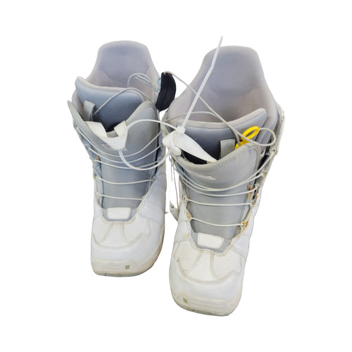 Vist Large View of Product Image Which is Used Burton MINT WOMENS BOOTS Womens Snowboard Boots White Senior 7