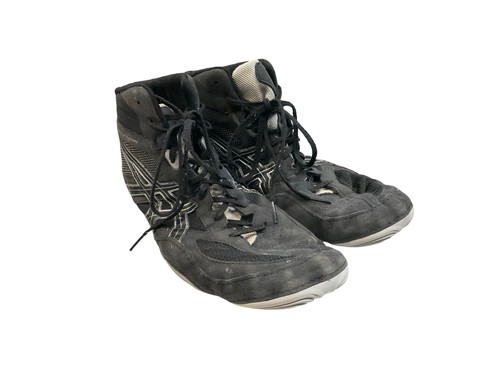 Vist Large View of Product Image Which is Used Asics Wrestling Shoes Black Senior 15