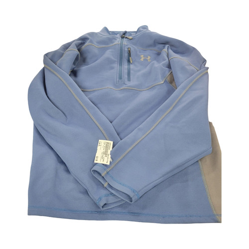 Vist Large View of Product Image Which is Used Under Armour QUARTERZIP Hockey Tops Senior Navy Blue XL