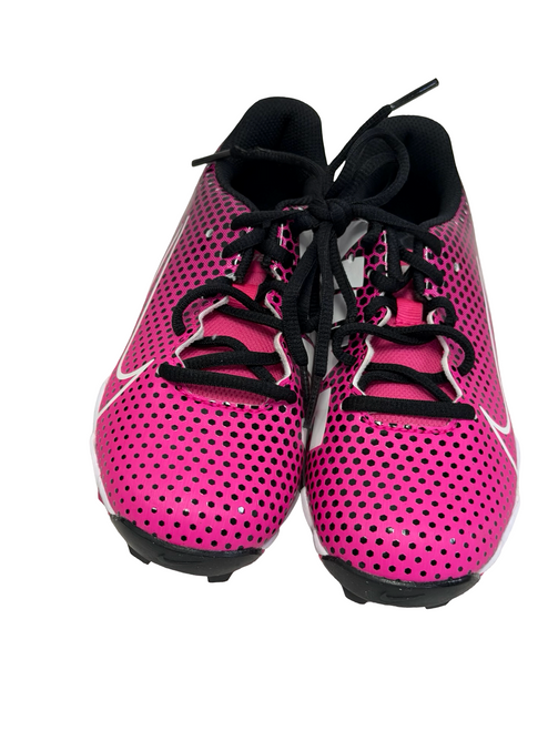 Vist Large View of Product Image Which is Used Nike HYPERDIAMOND 4 Keystone CZ5919-006 Softball Cleats Pink Junior 01.5