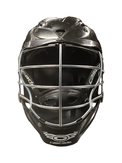 Vist Large View of Product Image Which is Used Cascade CPX-R Lacrosse Helmet Black One Size