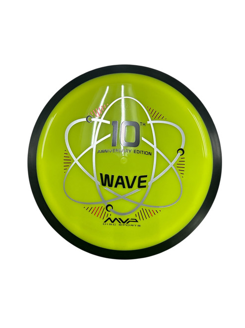 Vist Large View of Product Image Which is Used MVP WAVE 10TH ANNIVERARY Disc Golf Driver Yellow