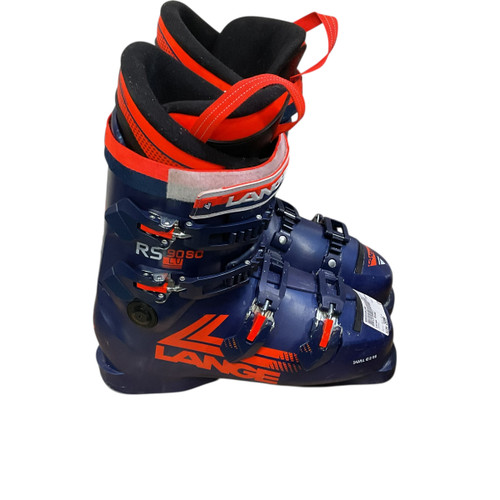 Vist Large View of Product Image Which is Used Lange RS90 Mens DH Ski Boot Navy Blue 265 MP - M08.5 - W09.5