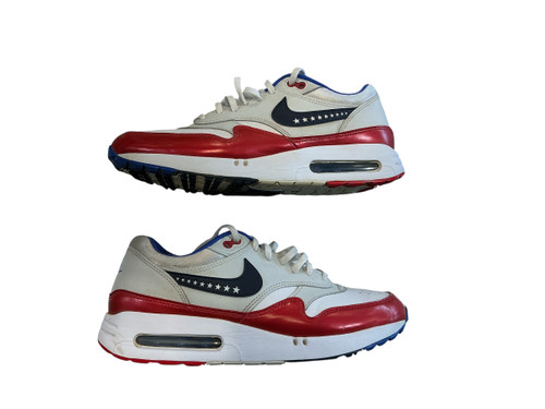 Vist Large View of Product Image Which is Used Nike Mens Golf Shoes White Senior 10