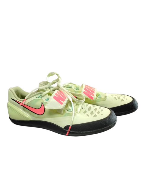 Vist Large View of Product Image Which is Used Nike ZOOM ROTATIONAL Track & Field Cleats Adult Neon Green Senior 9