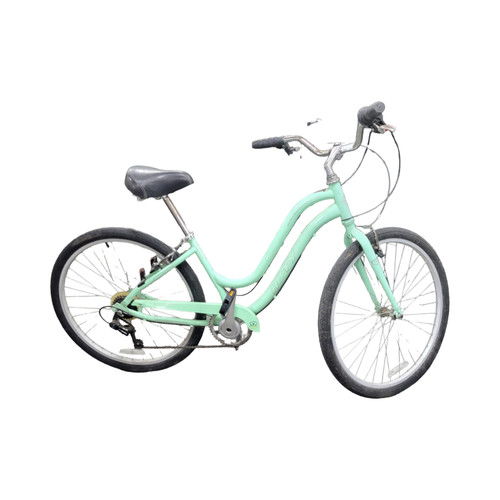 Vist Large View of Product Image Which is Used Huffy PARKSIDE Cruiser Bike Womens Turquoise 19-20" - LG  Frame