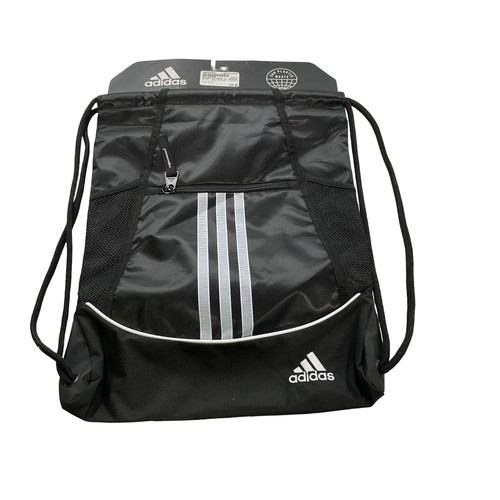 Vist Large View of Product Image Which is Used Adidas ALLIANCE II SACKPACK Soccer Player Sackpack Black