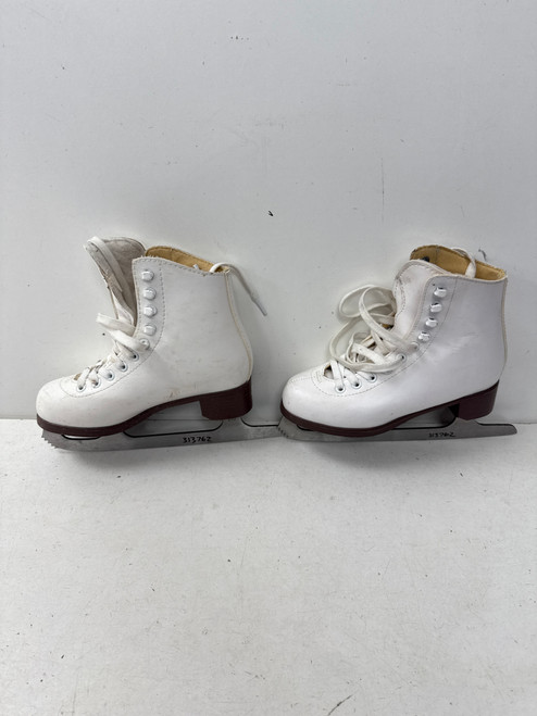 Vist Large View of Product Image Which is Used Jackson GLACIER 120 Girls Figure Skate White Junior 02