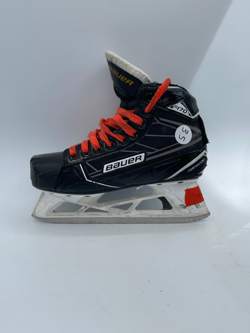 Vist Large View of Product Image Which is Used Bauer SUPREME Junior Goalie Skate Junior 03.5