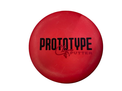 Vist Large View of Product Image Which is Used CLIMO PROTOTYPE PUTTER Disc Golf Putter Red 173g