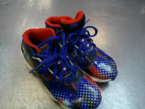 Vist Large View of Product Image Which is Used Under Armour Youth FB Cleats Royal Blue Youth 12.0