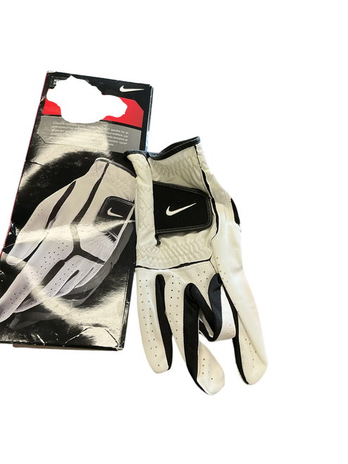 Vist Large View of Product Image Which is Used Nike Mens Golf Glove White LG
