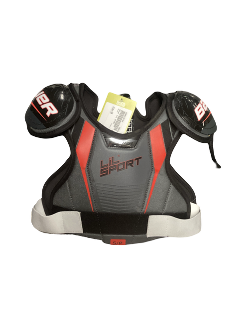 Vist Large View of Product Image Which is Used Bauer LIL SPORT Youth Shoulder Pads SM