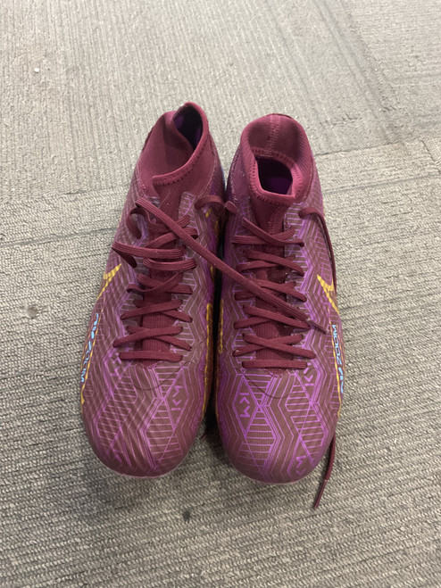 Vist Large View of Product Image Which is Used Nike MBAPPE CLEATS Soccer Cleats Maroon Senior 8