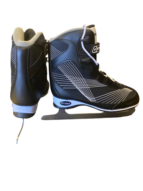 Vist Large View of Product Image Which is Used SOFTMAX Womens Softboot Skate Black Senior 6
