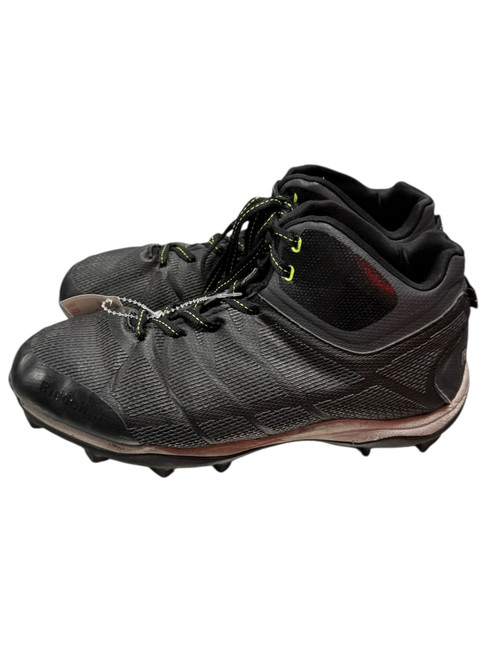 Vist Large View of Product Image Which is Used Riddell Jr FB Cleats Black Junior 05.5