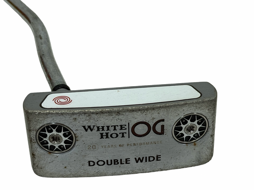 Vist Large View of Product Image Which is Used Odyssey WHITE HOT OG DOUBLE WIDE Golf Putter LH 35"