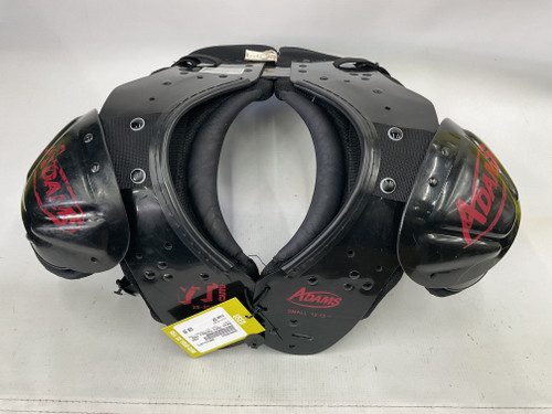Vist Large View of Product Image Which is Used Adams YOUTH FOOTBALL PADS FB Shoulder Pads Black SM