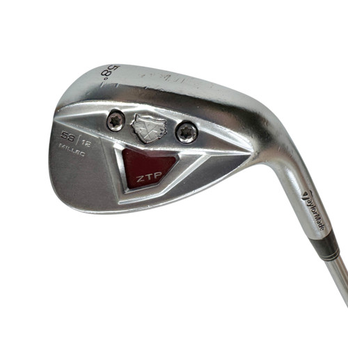 Vist Large View of Product Image Which is Used Taylormade ZTP MILLED Men's RH 58 Degree Wedge Stiff Flex Steel Shaft