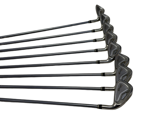 Vist Large View of Product Image Which is Used King Cobra SS OVERSIZE Womens Golf Iron Set RH 3I-PW w/ Aldila Cobra HM Tour 55g Women's Flex Shafts