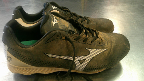 Vist Large View of Product Image Which is Used Mizuno CLEAT BB/SB Cleats Black Senior 5.5