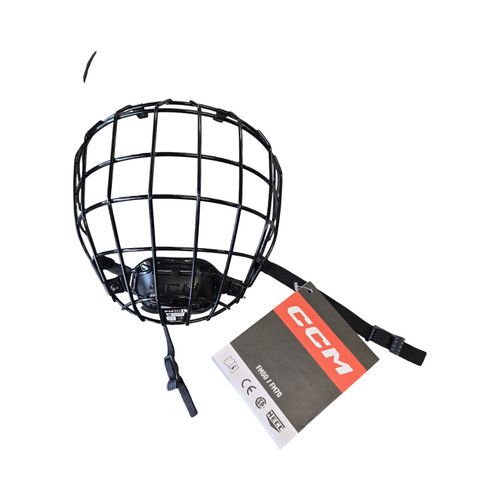 Vist Large View of Product Image Which is Used CCM FM70 CAGE Hockey Wire Mask Black LG