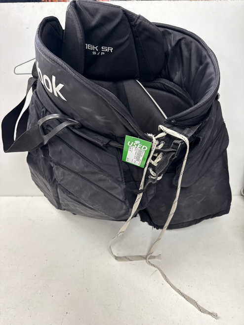 Vist Large View of Product Image Which is Used Reebok 18K Senior Goalie Pant Black SM