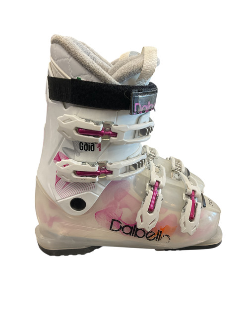 Vist Large View of Product Image Which is Used Dalbello GAIA 4 SZ 24.5 Womens DH Ski Boot White 245 MP - M06.5 - W07.5