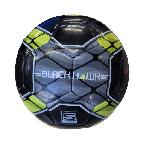 Vist Large View of Product Image Which is Used Franklin BLACK HAWK All Size Soccer Ball Black 5