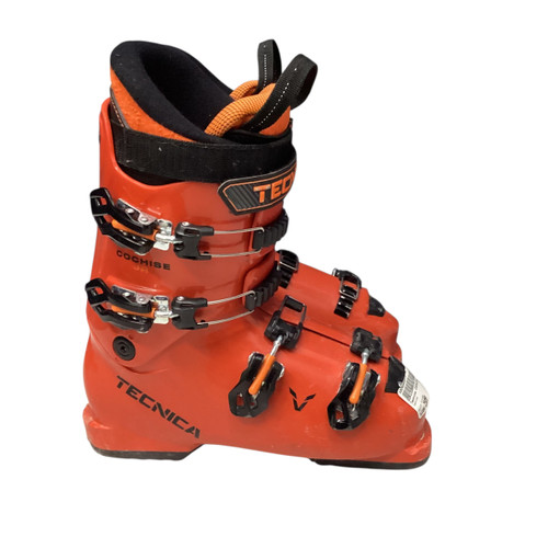 Vist Large View of Product Image Which is Used Tecnica COCHISE JR Boys DH Ski Boot Orange 250 MP - M07 - W08
