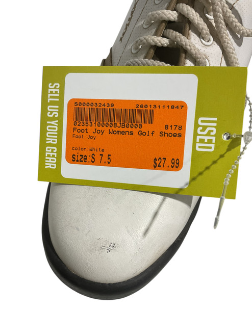 Vist Large View of Product Image Which is Used Foot Joy Womens Golf Shoes White Senior 7.5