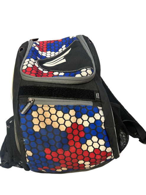 Vist Large View of Product Image Which is Used Easton BALL BACKPACK BB/SB Player Backpack Black/Navy/Red